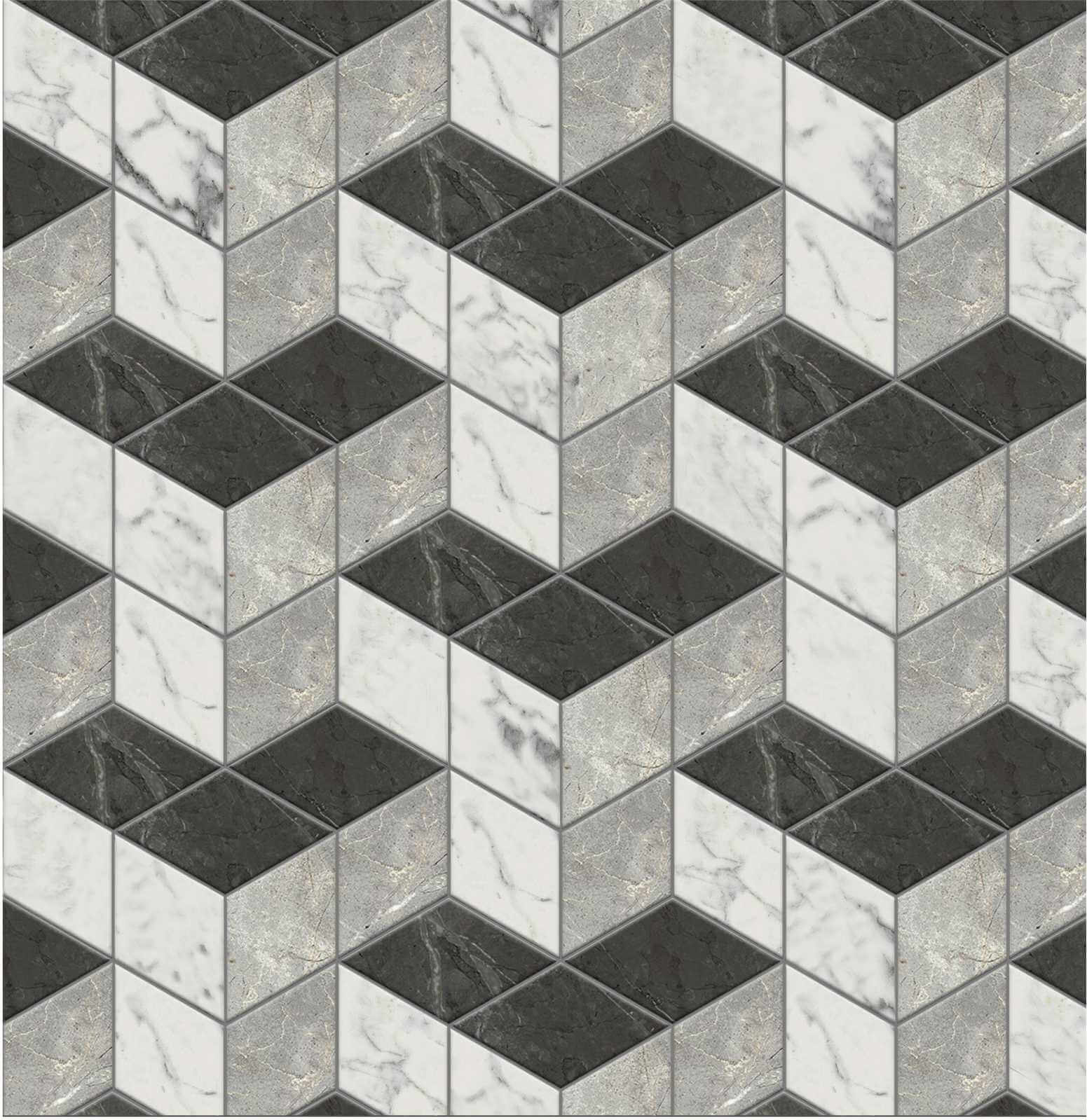 Керамическая Jet Mosaic Rubic Мозаика из керамогранита RKM01 30х30,2 — фото 2