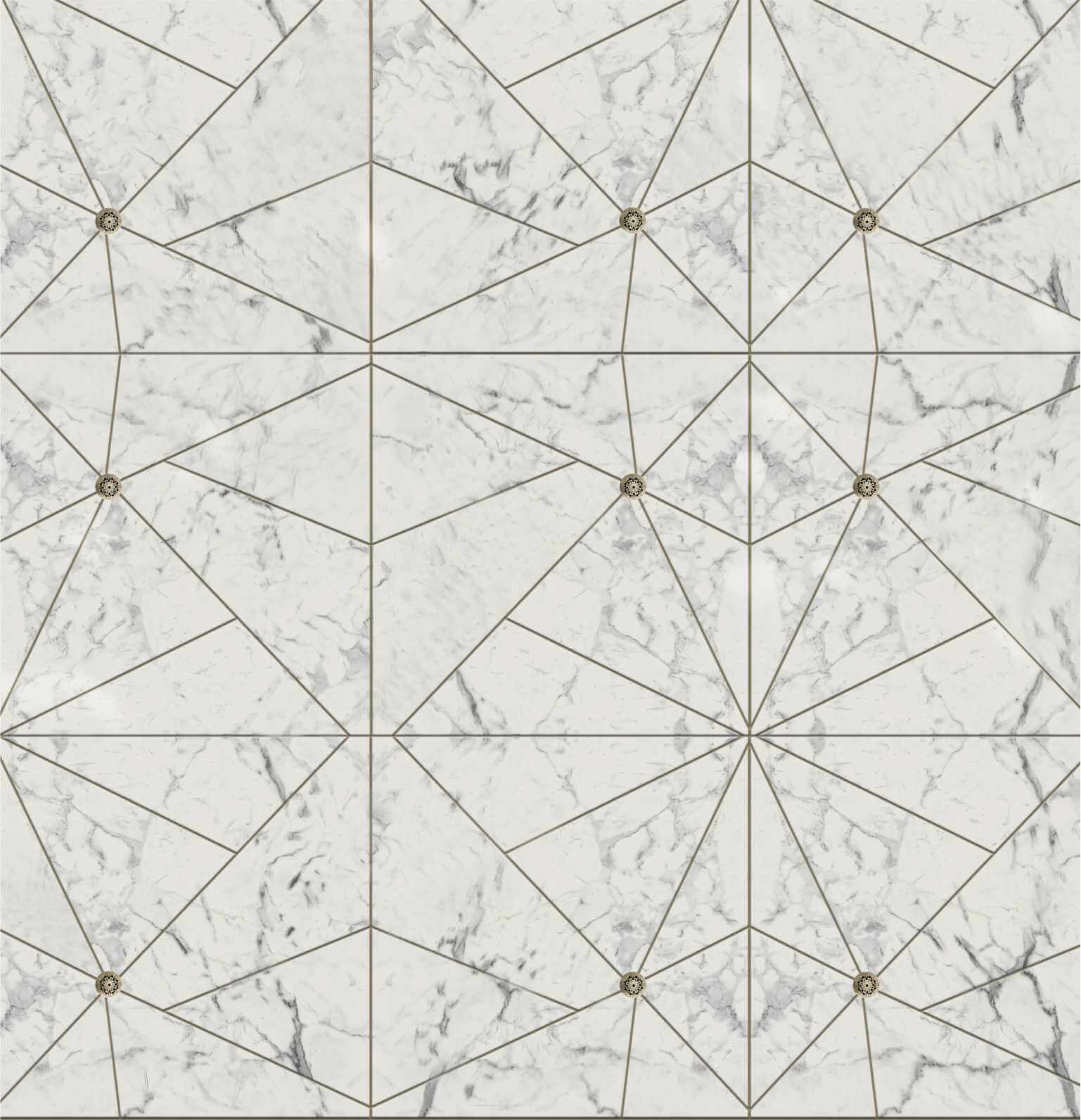 Керамическая Jet Mosaic Smash Мозаика из керамогранита SMST-L 59x59 — фото 2