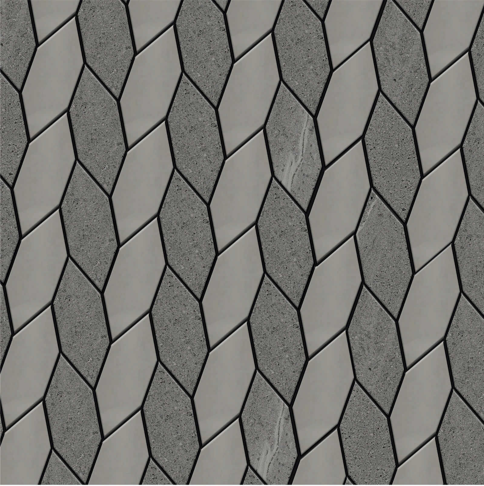 Керамическая Jet Mosaic Stone Leaves Мозаика из керамогранита STL-CD 34,8x31,7 — фото 2