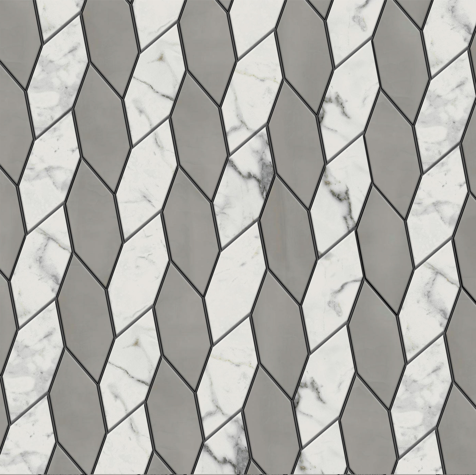 Керамическая Jet Mosaic Stone Leaves Мозаика из керамогранита STL-DS 34,8x31,7 — фото 2
