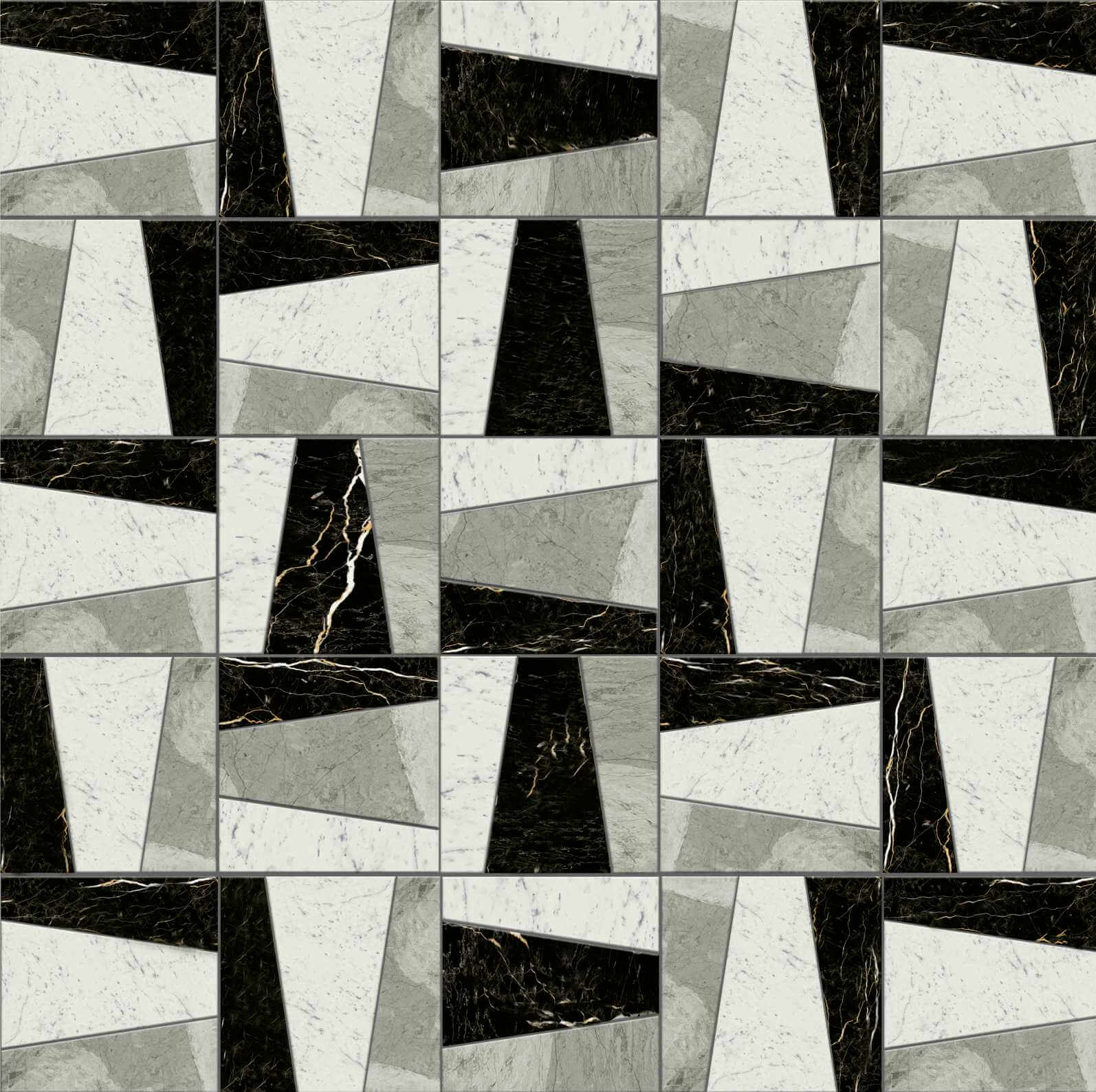 Керамическая Jet Mosaic Triple Paradox Мозаика из керамогранита TPAR 29,8x29,8 — фото 2
