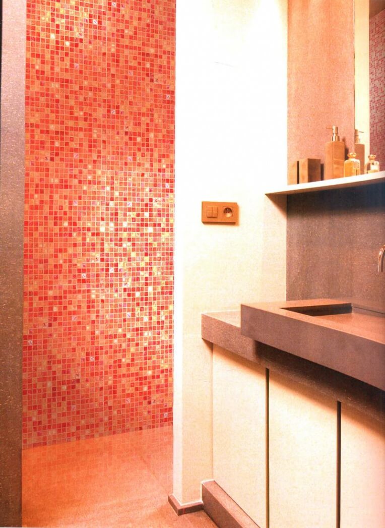 Фото в интерьере для ванной JNJ Mosaic Бассейновые смеси