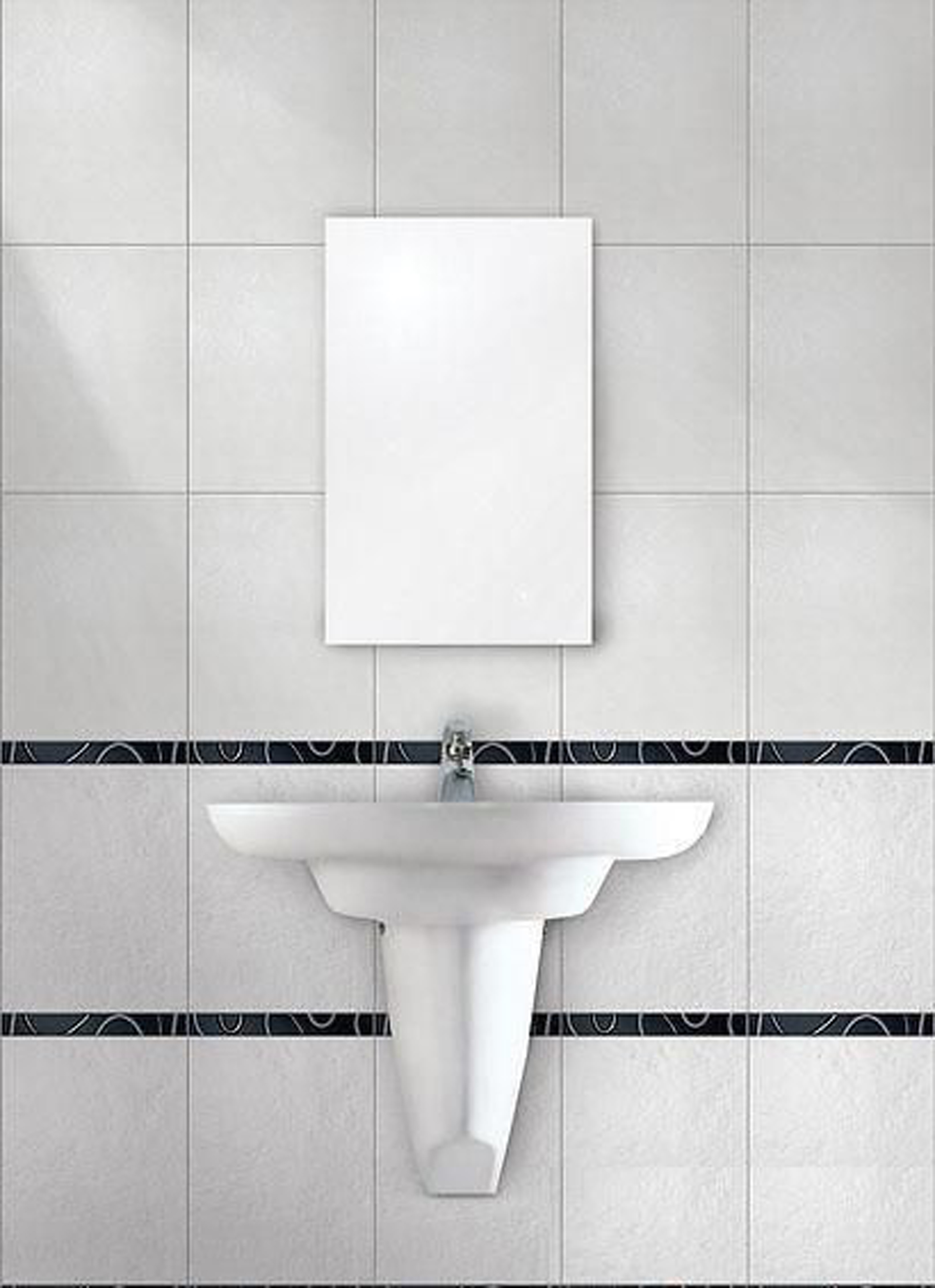 Настенная Керама Марацци Плитка Kerama Marazzi Белое Солнце  Белая блестящая 25х40 — фото 4