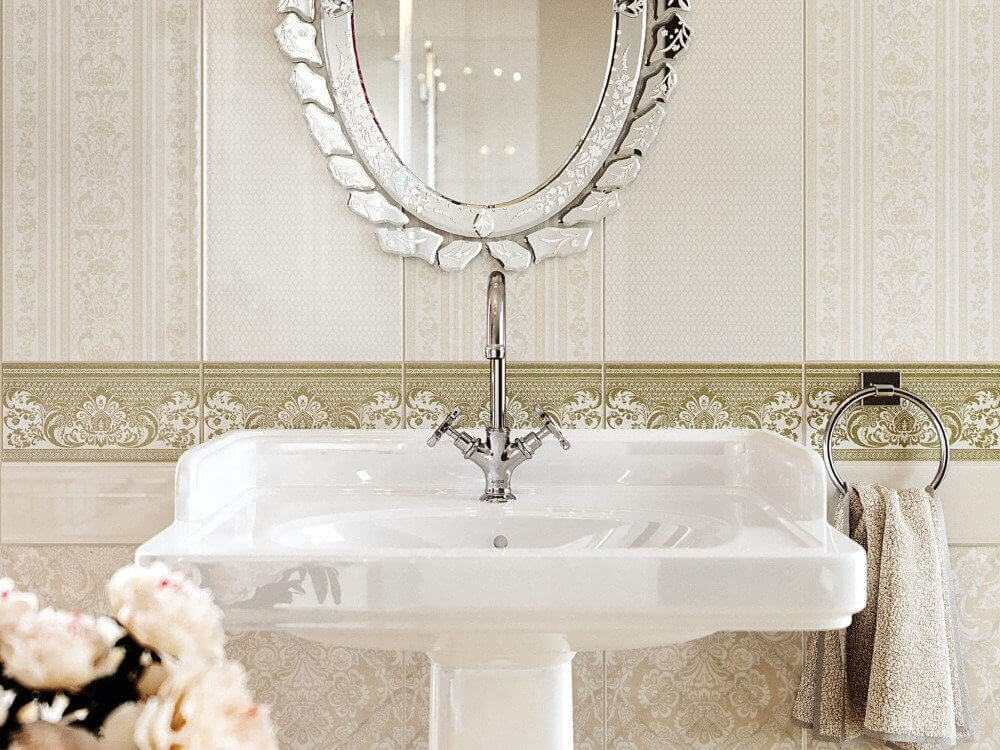 Фото в интерьере для ванной Керама Марацци Даниэли