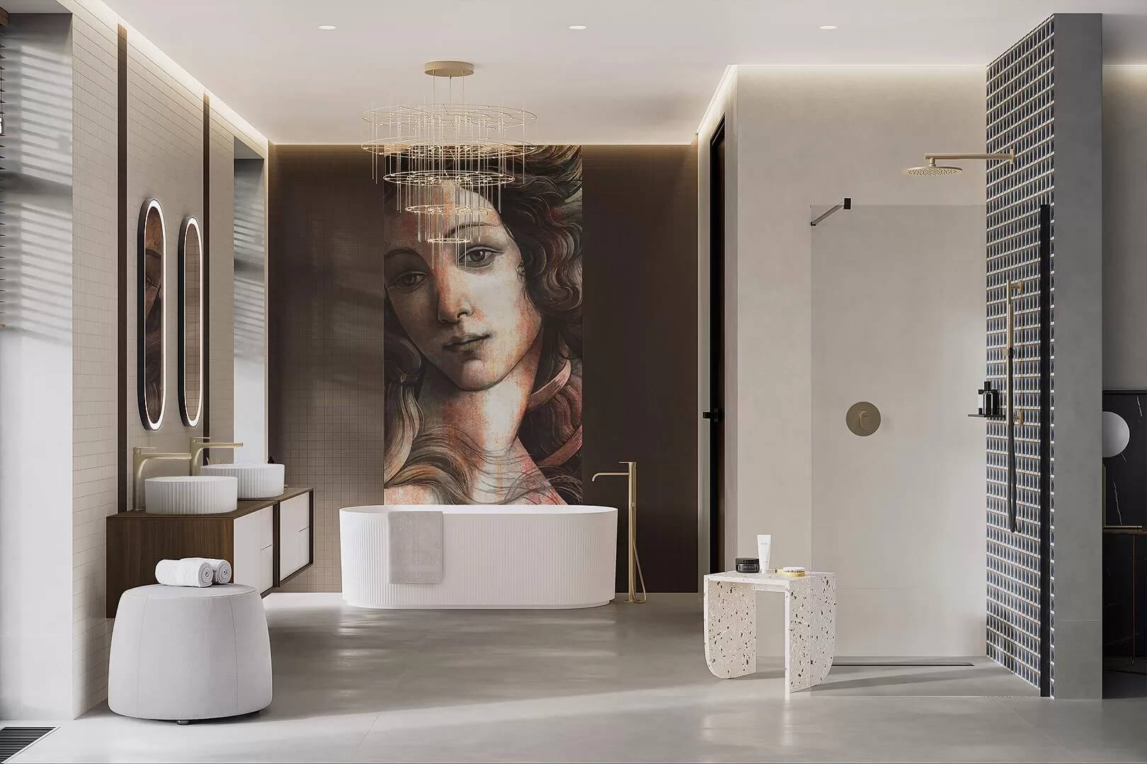 Фото в интерьере для ванной Керама Марацци Давид и Венера