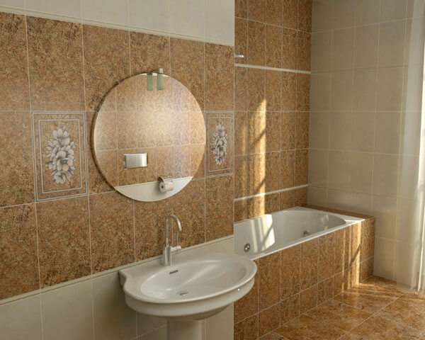 Фото в интерьере для ванной Керама Марацци Элегия
