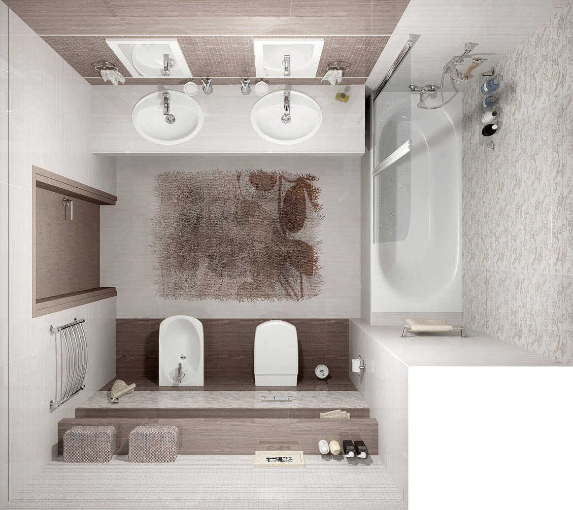 Фото в интерьере для ванной Керама Марацци Грасси