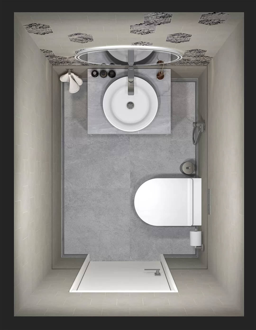 Фото в интерьере для туалета Керама Марацци Каламита