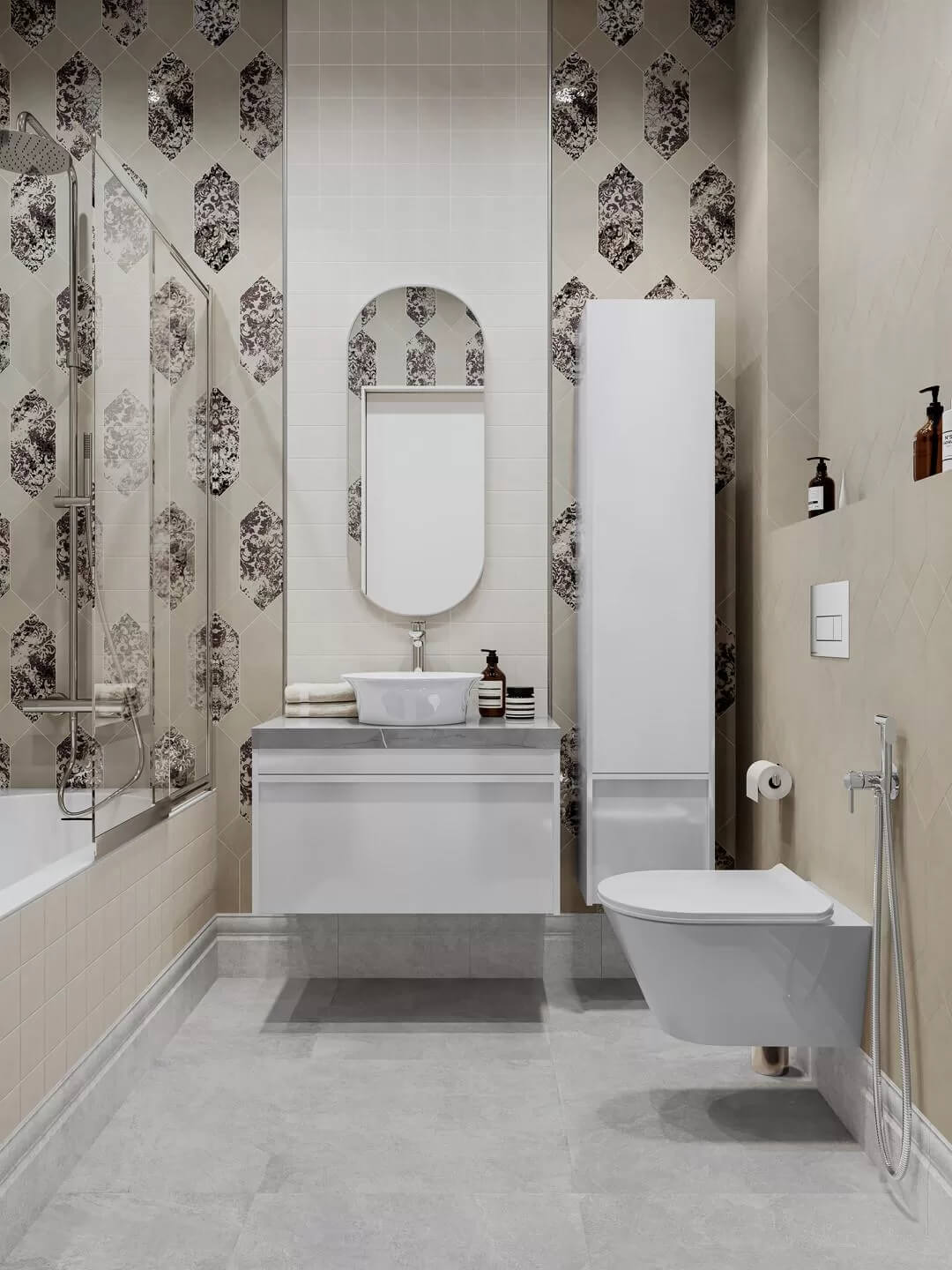Фото в интерьере для ванной Керама Марацци Каламита