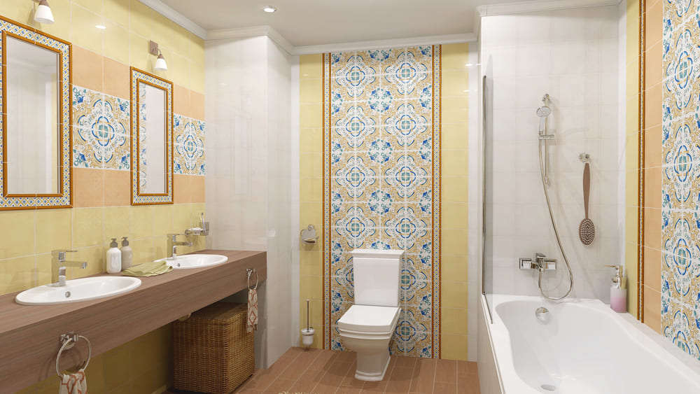 Фото в интерьере для ванной Керама Марацци Капри