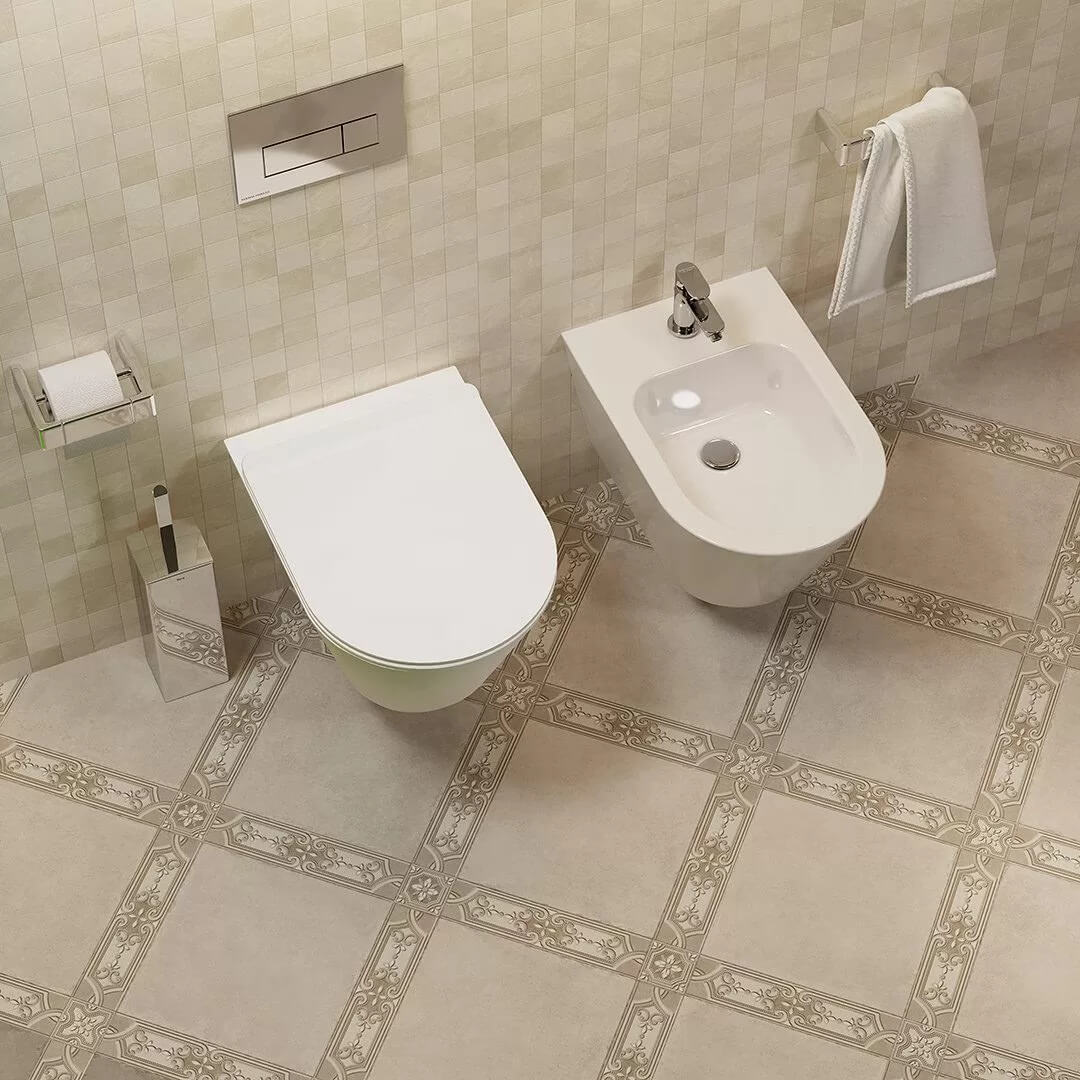 Фото в интерьере для туалета Керама Марацци Пьяцца