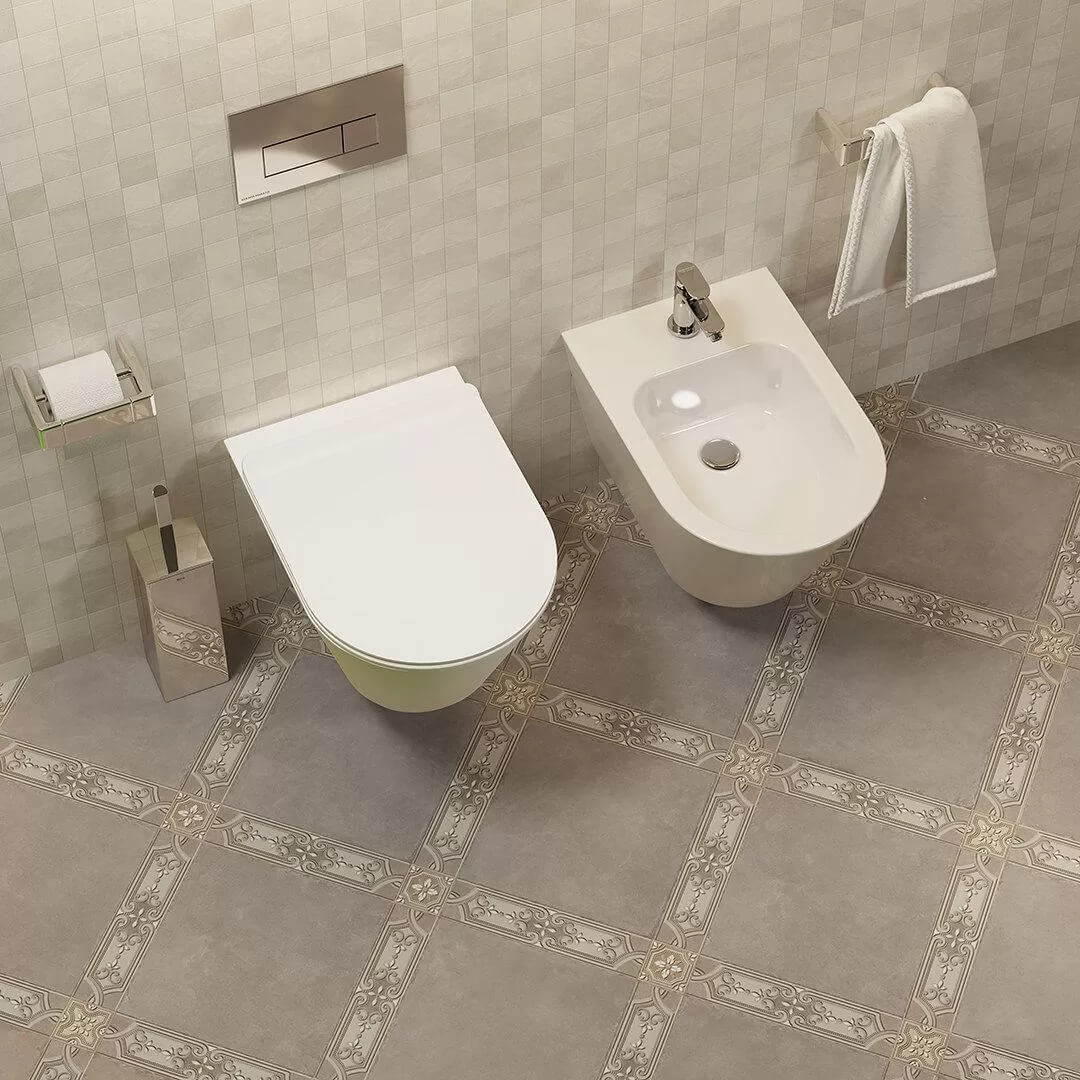 Фото в интерьере для туалета Керама Марацци Пьяцца