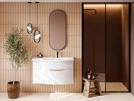 Фото в интерьере для ванной Керама Марацци Закат
