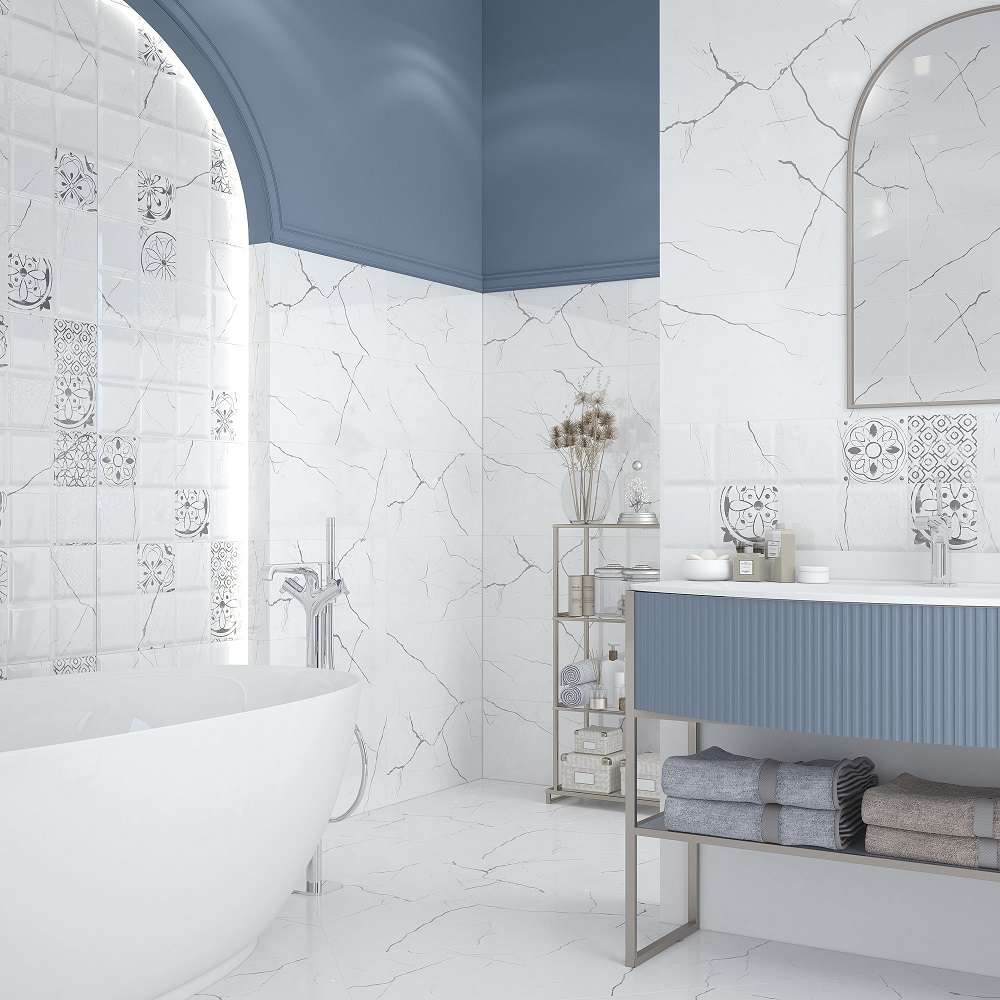 Фото в интерьере для ванной Керамин Альба