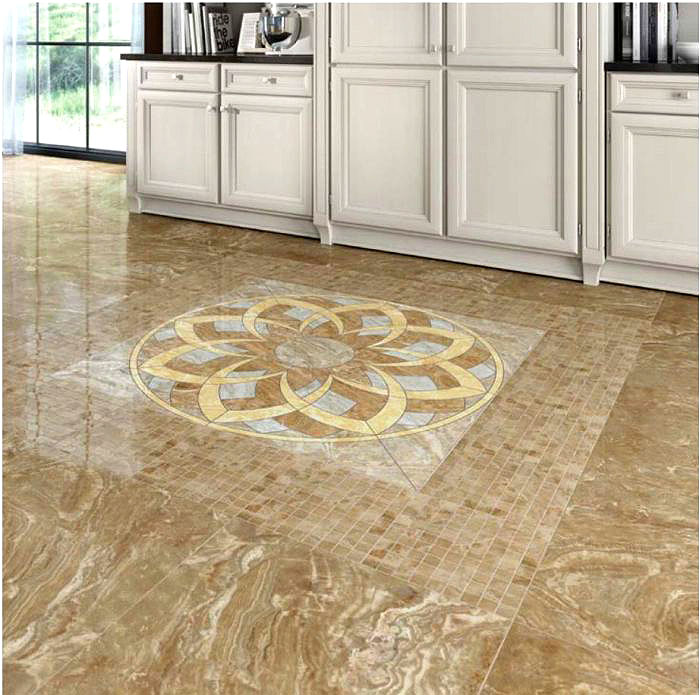 Лаппатированный Kerranova Premium Marble Керамогранит K-953/LR (2w953/LR) Beige Grey lap. 60х60 — фото 3