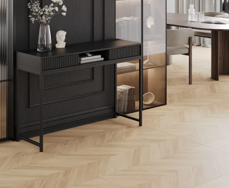 Фото в интерьере Laparet Wood Royal Almond Chevron