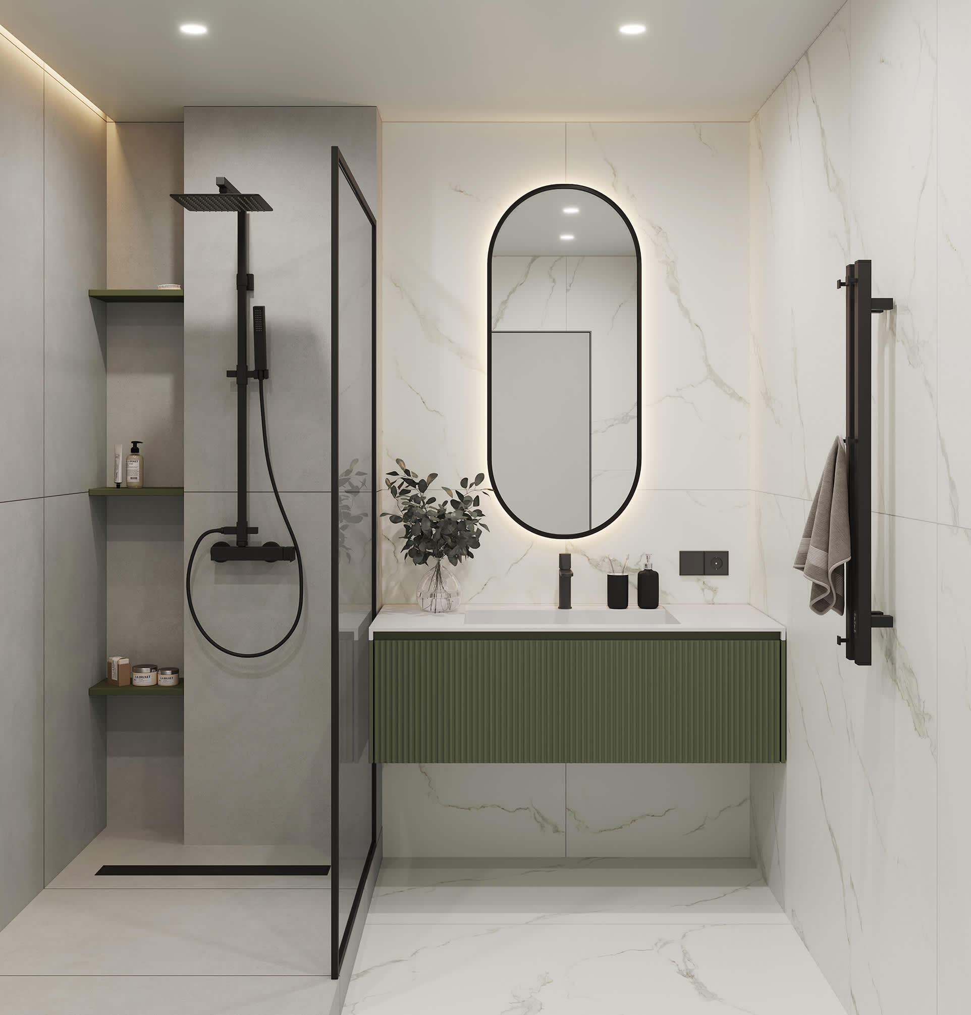 Фото в интерьере LB-Ceramics Иней