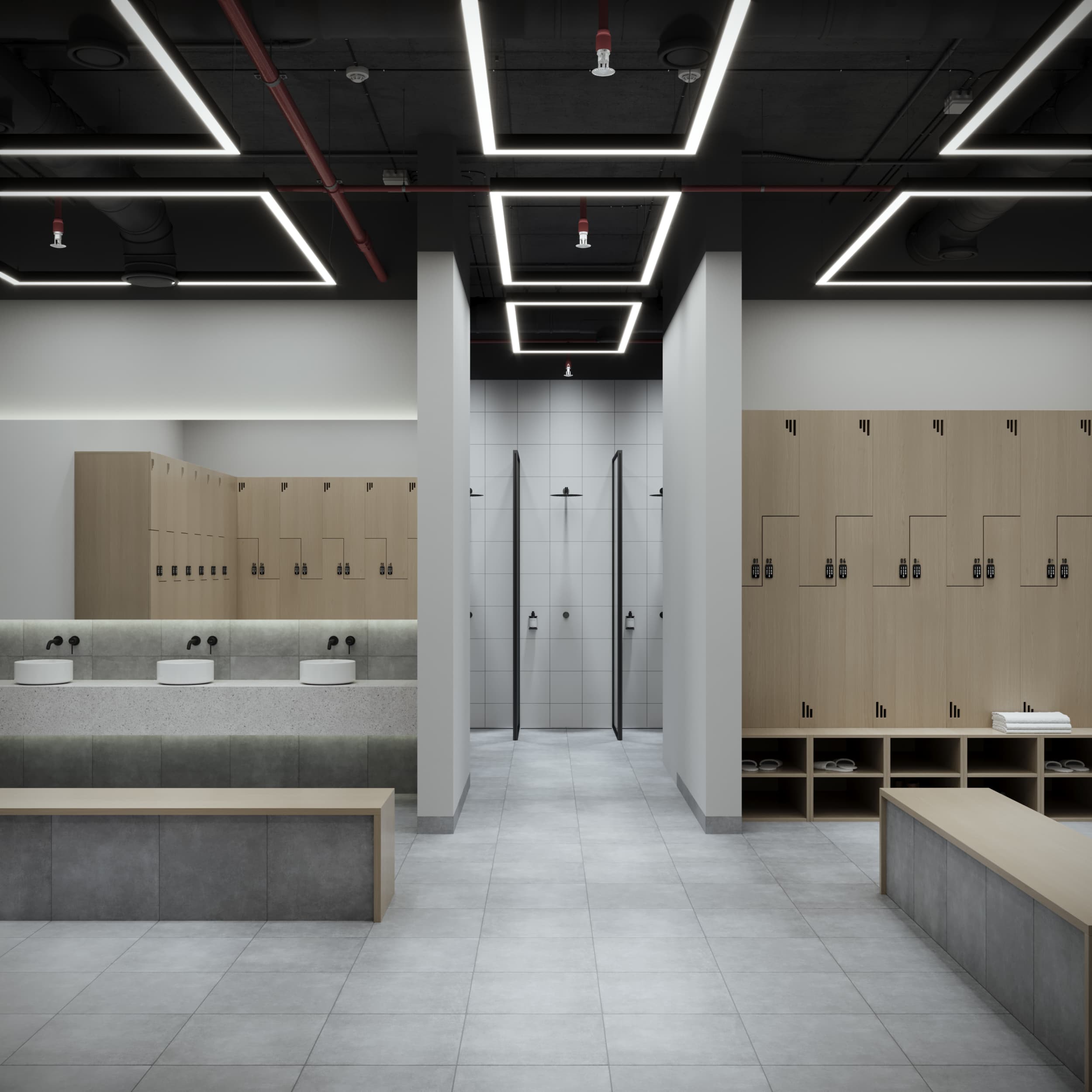 Фото в интерьере LB-Ceramics Основа Техно