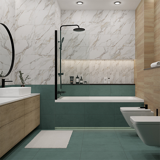 Фото в интерьере LB-Ceramics Рерих
