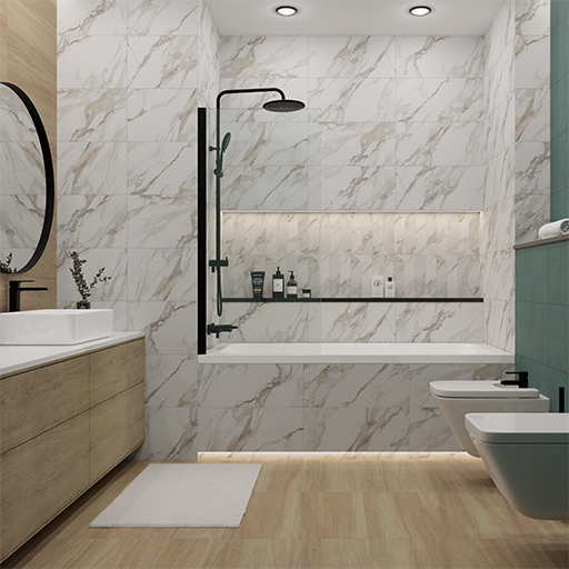 Фото в интерьере LB-Ceramics Рерих