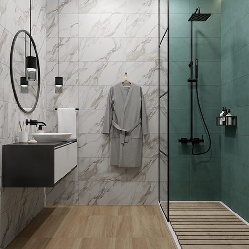 Фото в интерьере LB-Ceramics Рерих