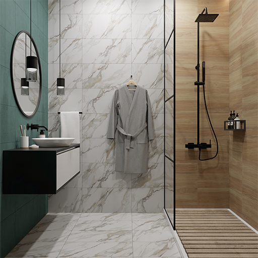 Фото в интерьере LB-Ceramics Рерих