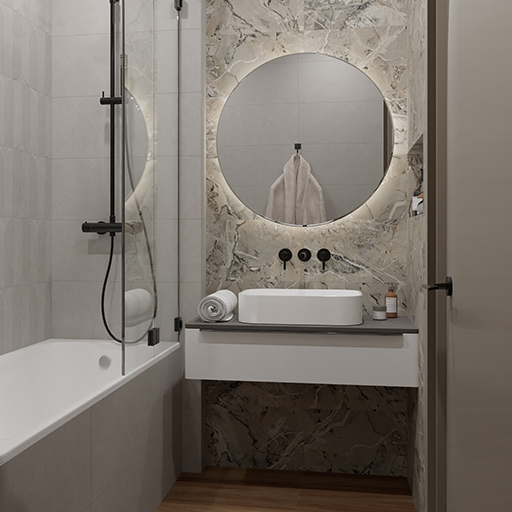 Фото в интерьере LB-Ceramics Шварц