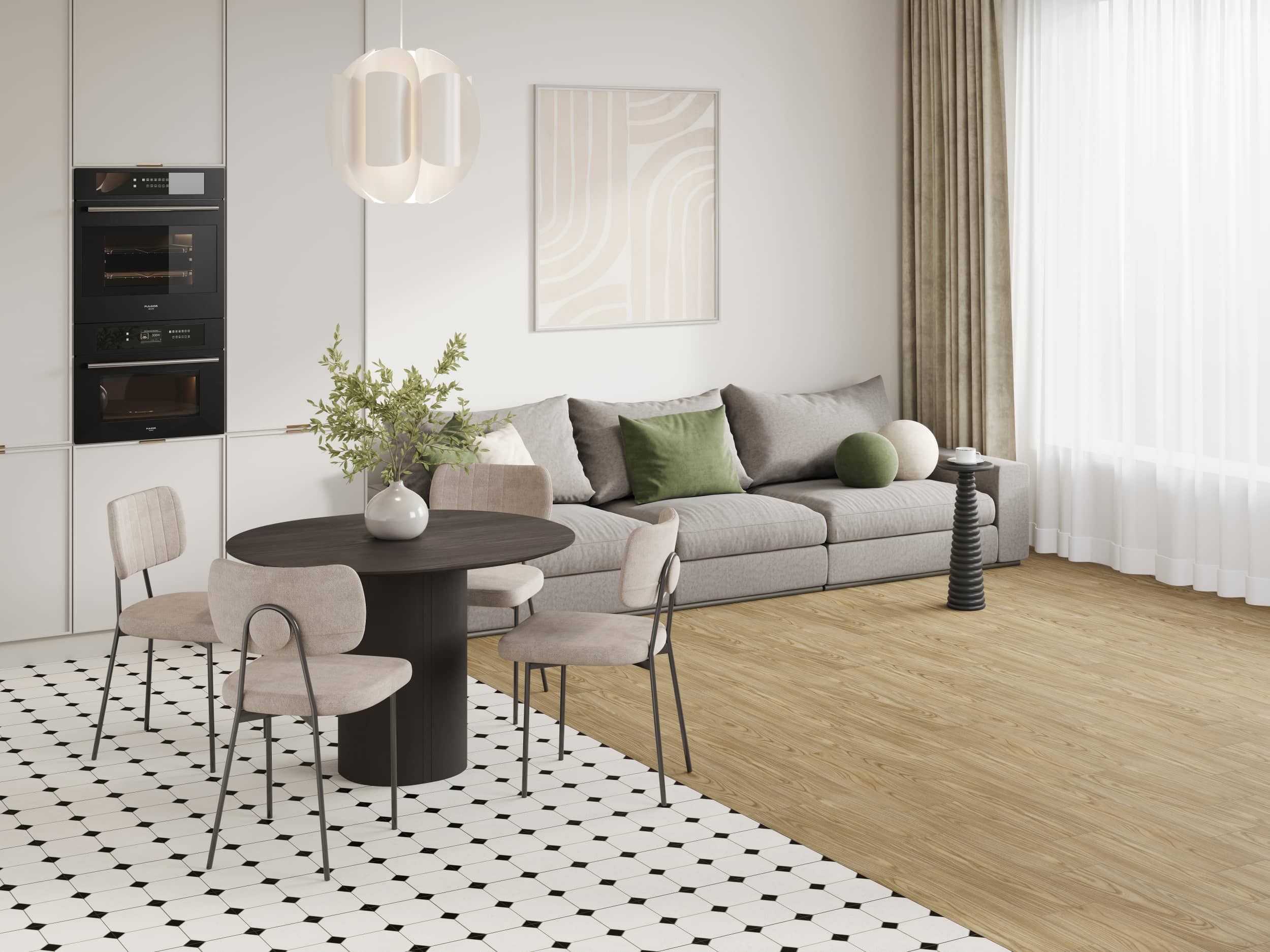 Фото в интерьере LB-Ceramics Янтарь