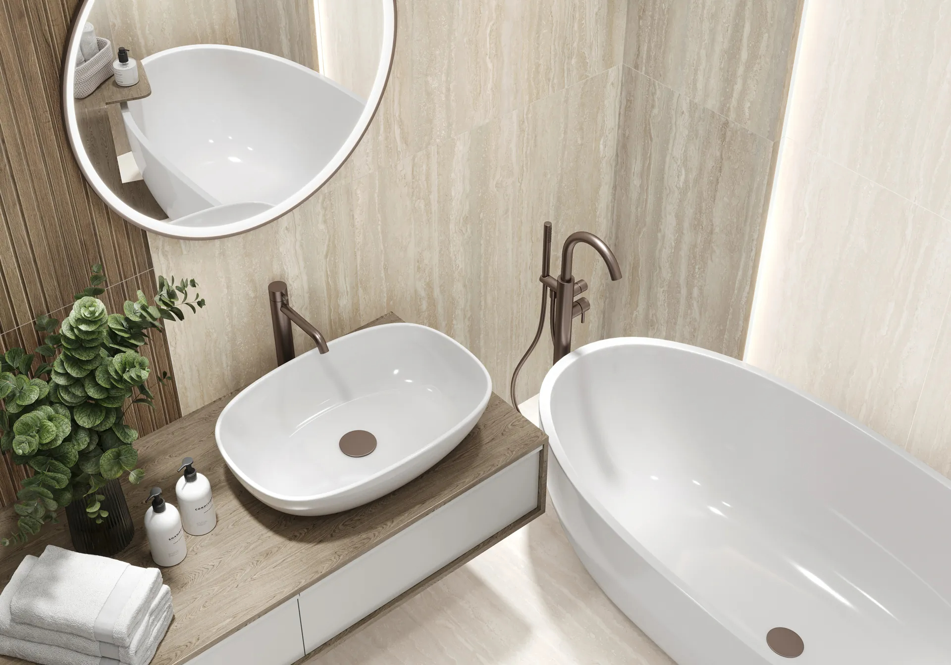 Интерьер LCM Travertine World