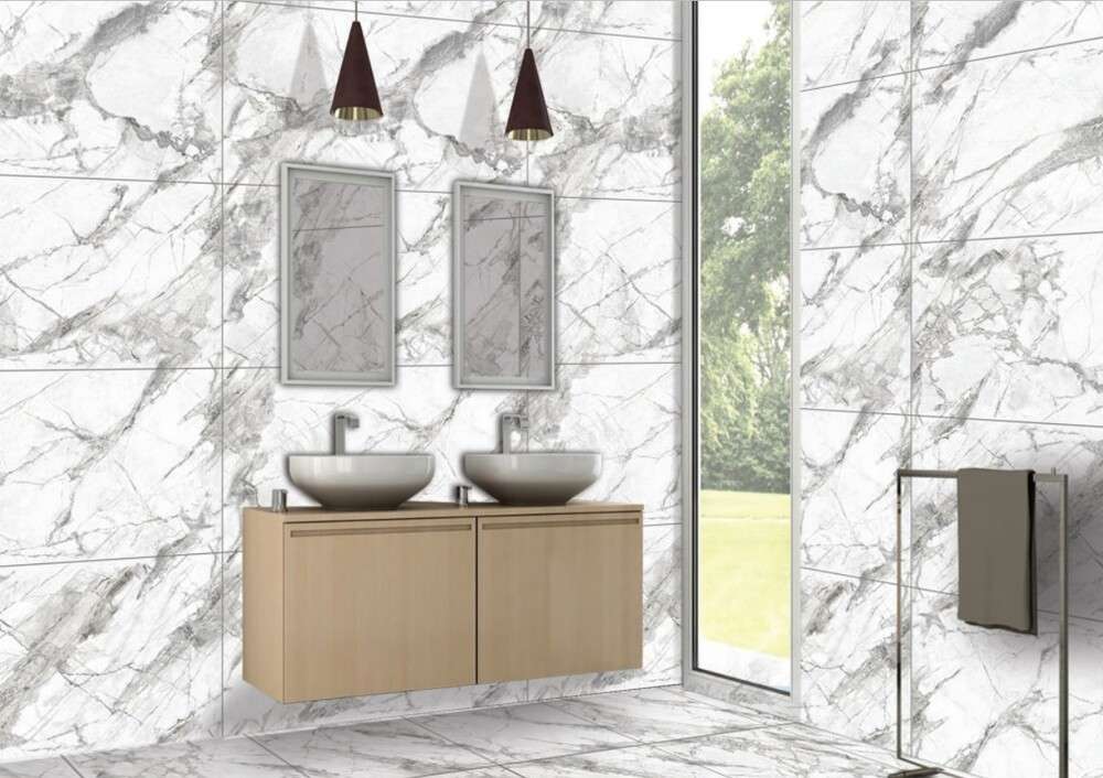 Фото в интерьере для ванной Maimoon Carving 60x120