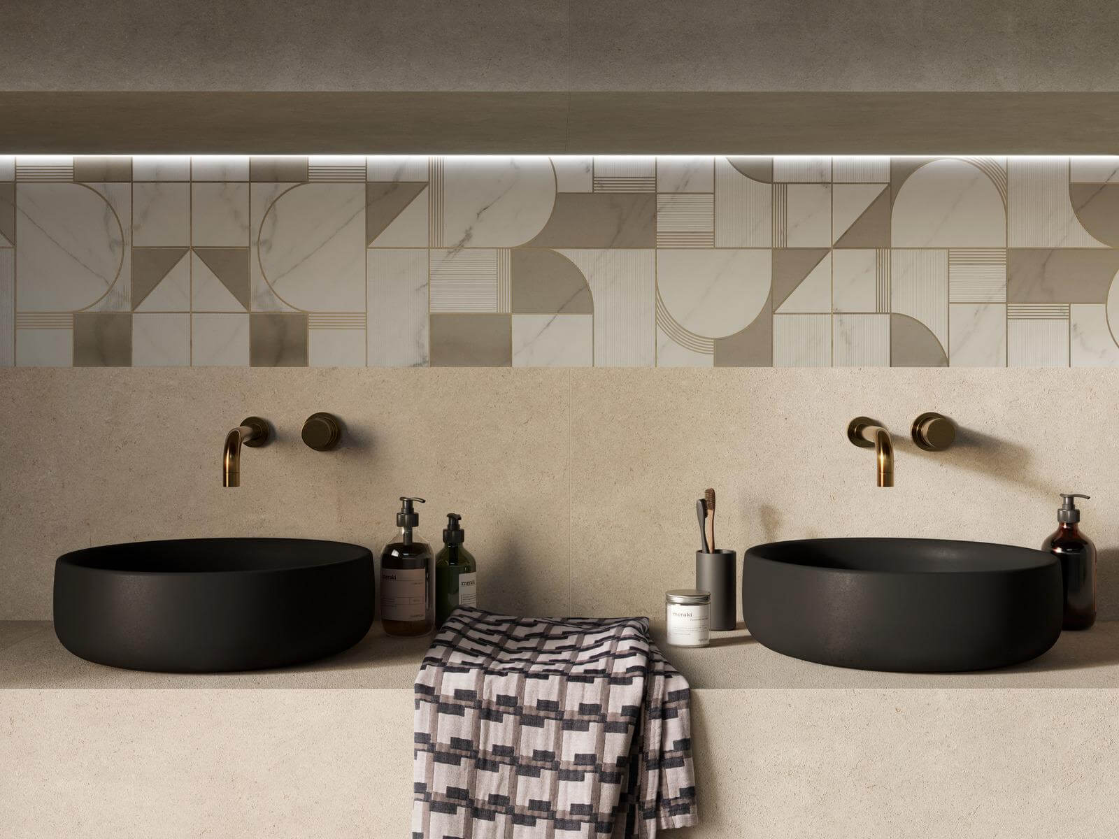 Фото в интерьере Marazzi Italy Allmarble Wall