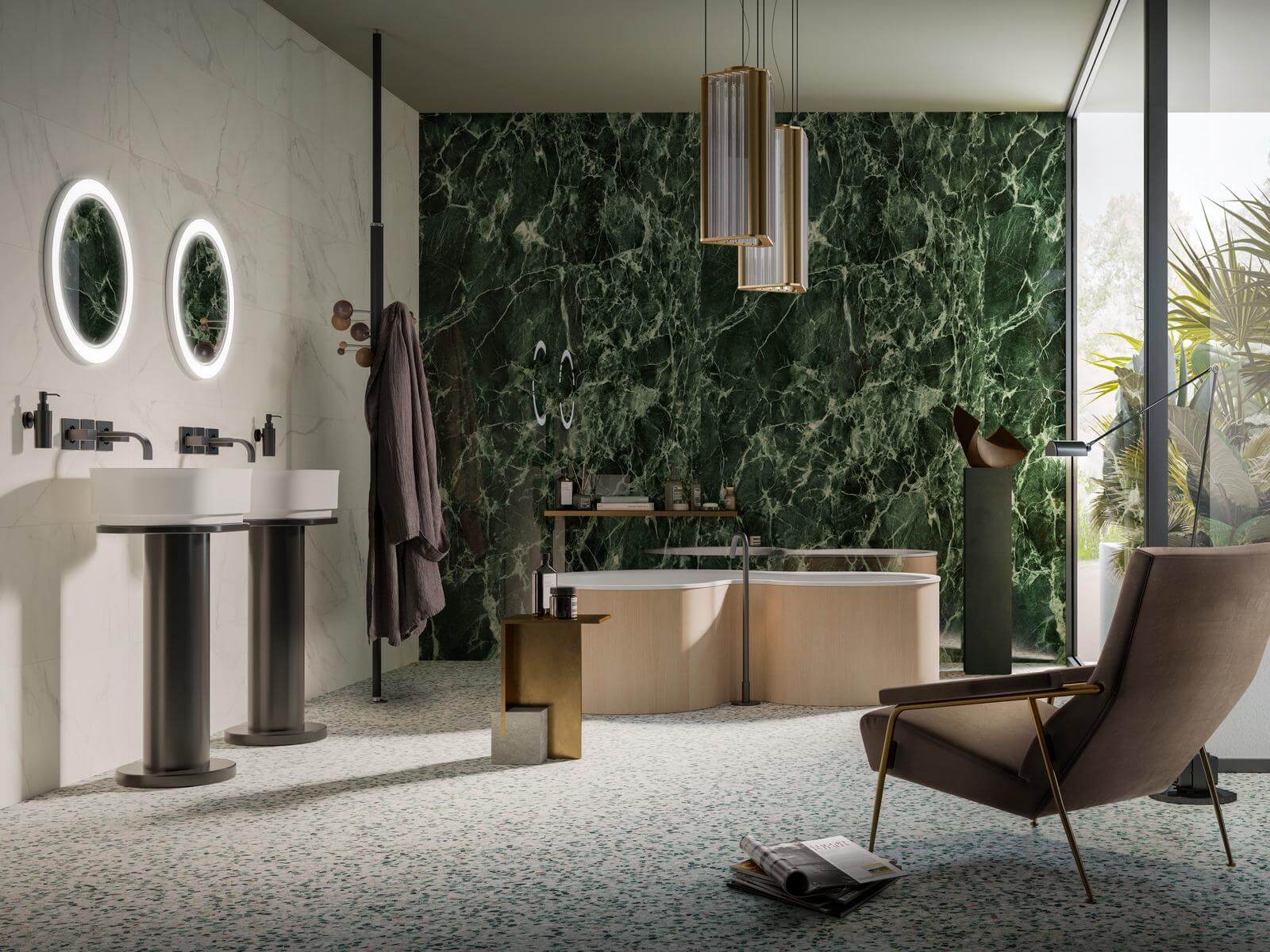 Фото в интерьере Marazzi Italy Allmarble Wall