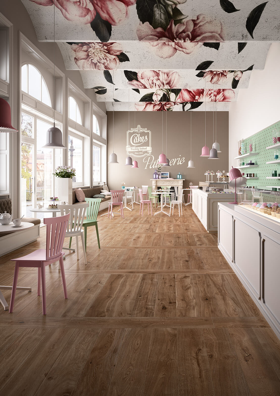 Фото в интерьере для кафе и ресторана Marazzi Italy Treverkever