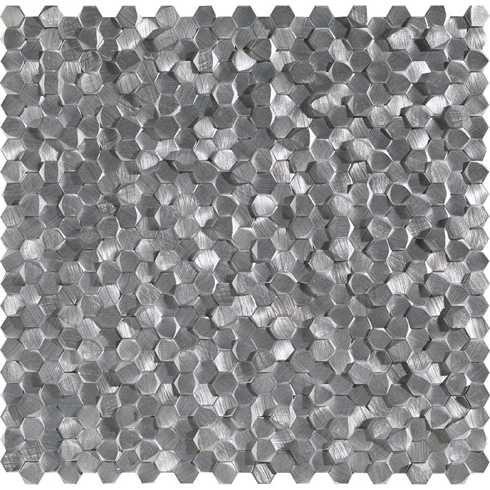 Керамическая Marble Mosaic Мозаика Mosaic Aluminium 8х14
