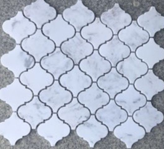 Керамическая Marble Mosaic Мозаика Arabesco Carrara Bianco 27,8х32,5