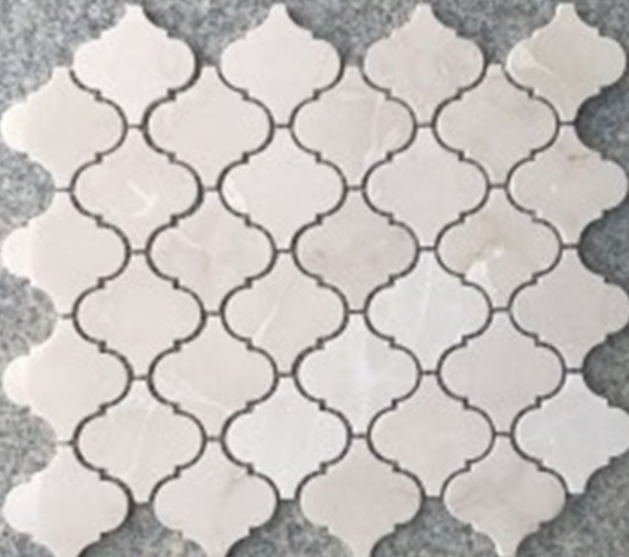 Керамическая Marble Mosaic Мозаика Arabesco Royal Botticino 27,8х32,5