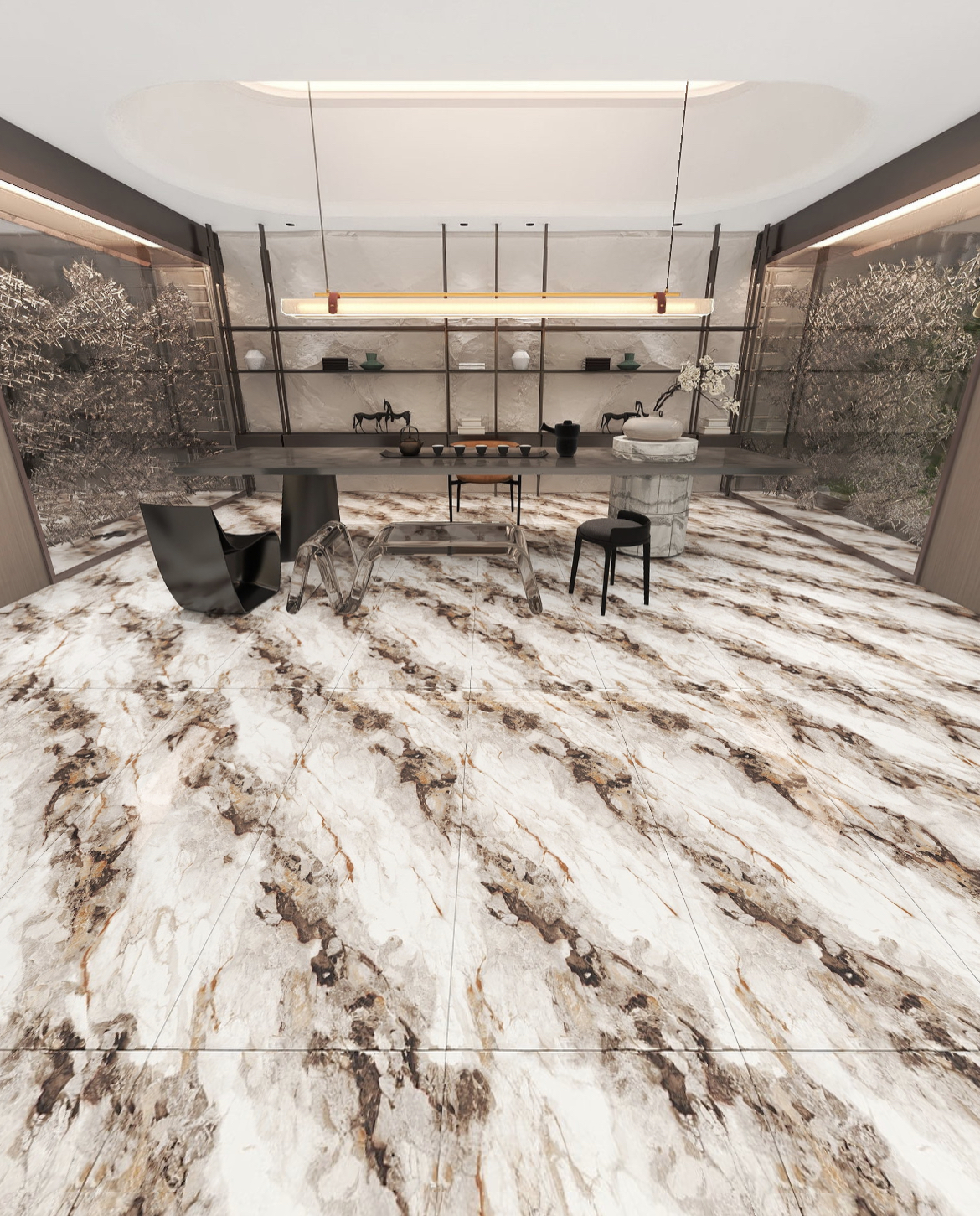 Фото в интерьере для холла Marble Mosaic Bendigo