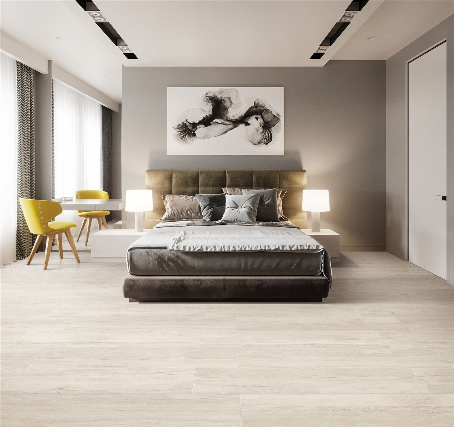 Фото в интерьере для спальни Marble Mosaic Cacao
