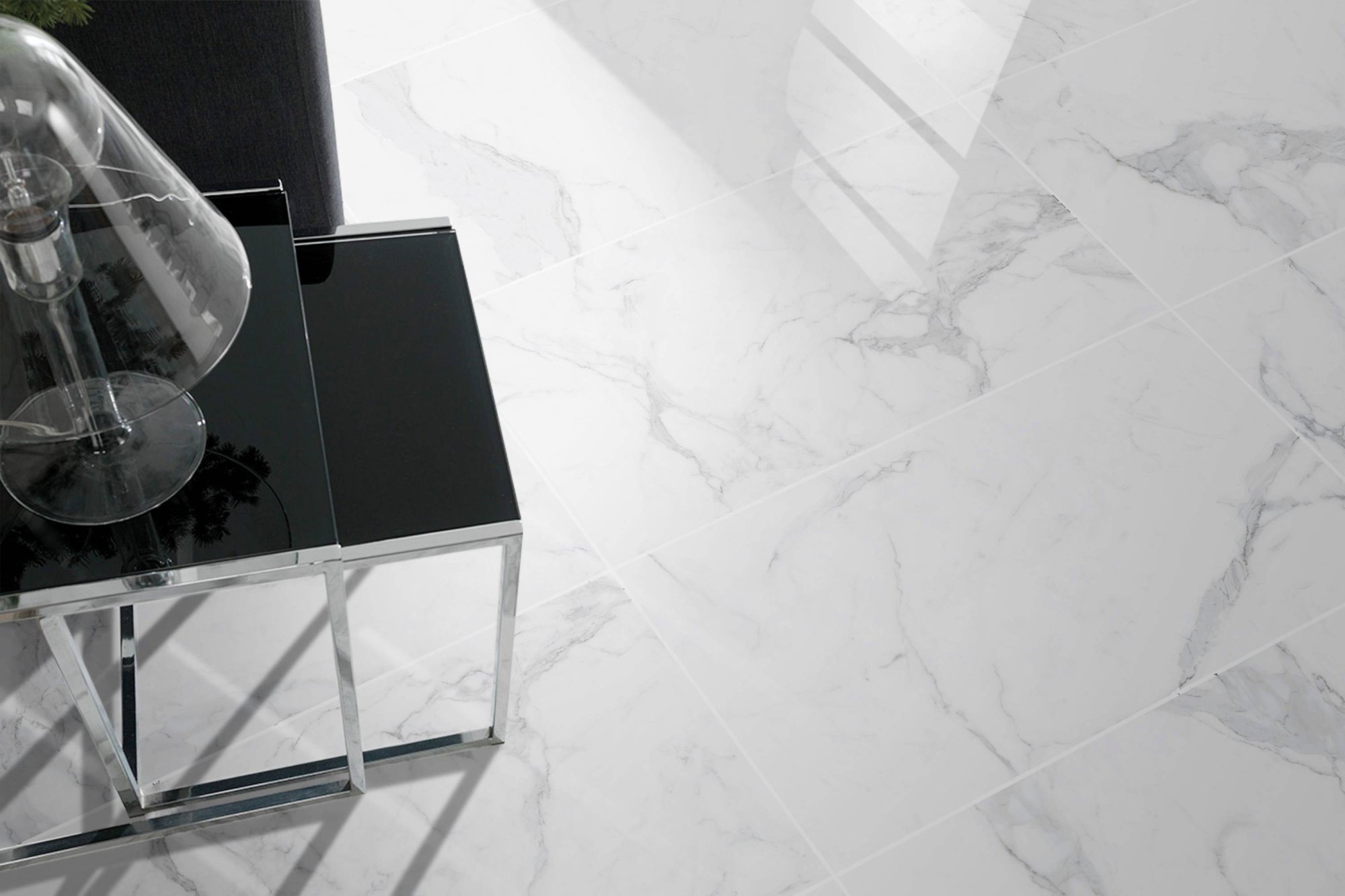 Фото в интерьере для общественных помещений Marble Mosaic Calacatta Deluxe