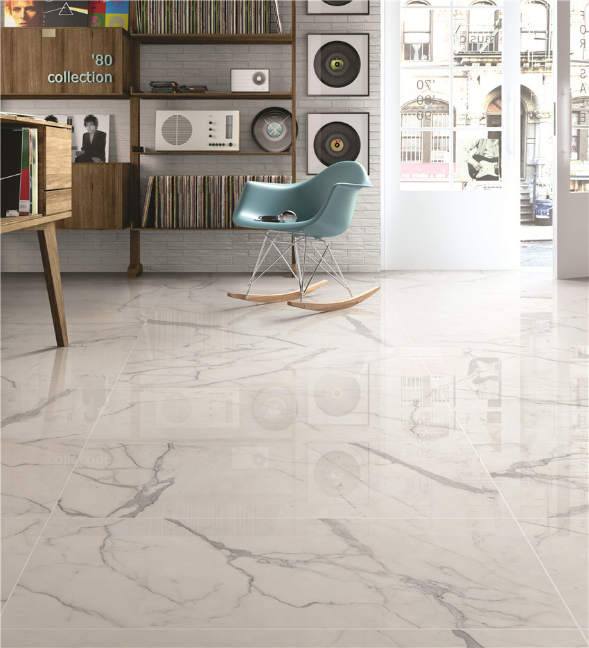 Фото в интерьере для гостиной Marble Mosaic Calacatta Superior