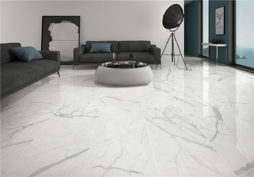 Фото в интерьере для гостиной Marble Mosaic Calacatta Superior