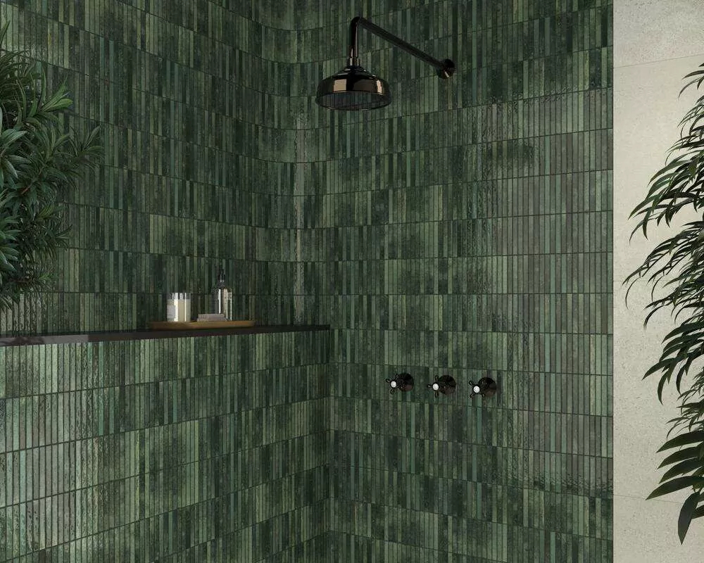 Фото в интерьере для душа Marble Mosaic Ceramic