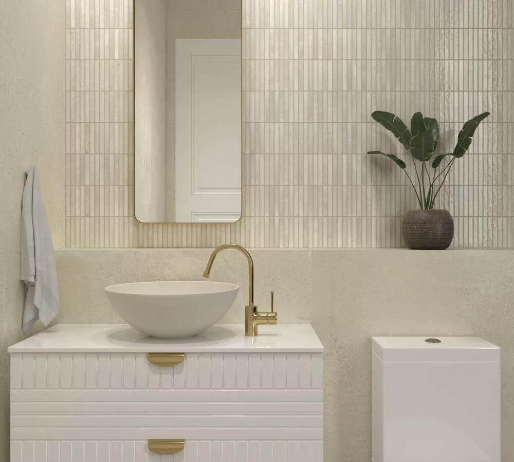 Фото в интерьере для ванной Marble Mosaic Ceramic
