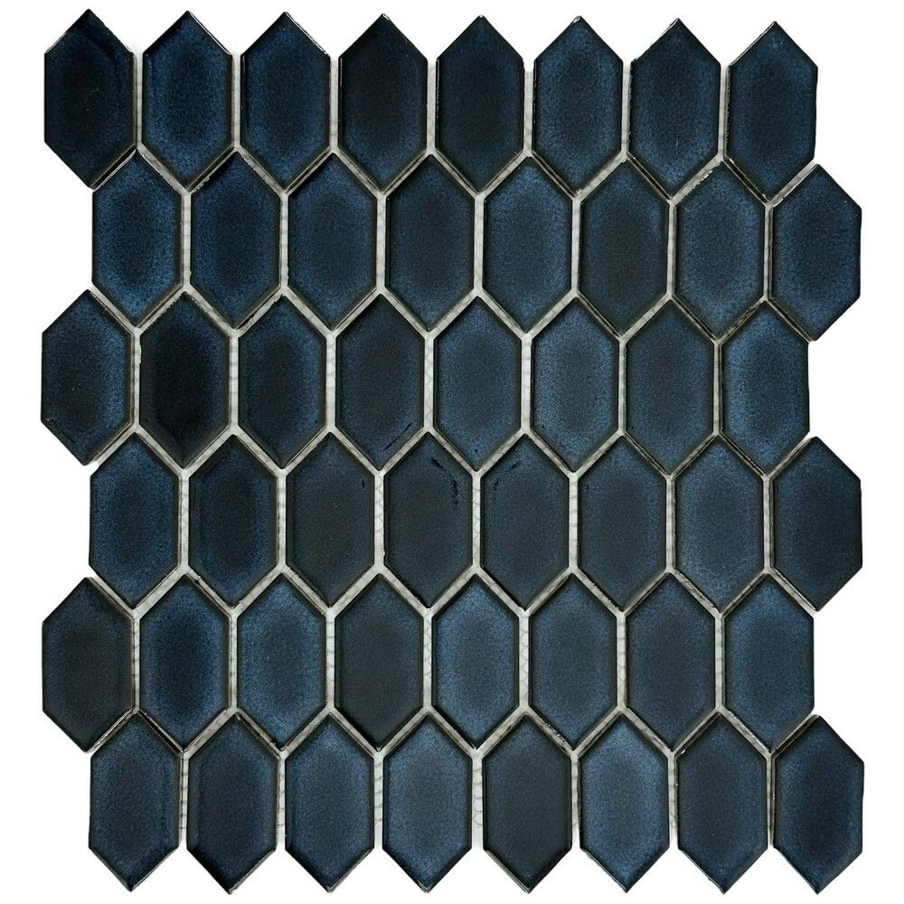Керамическая Marble Mosaic Ceramic Мозаика Rombi Blue Pol 30,3х33