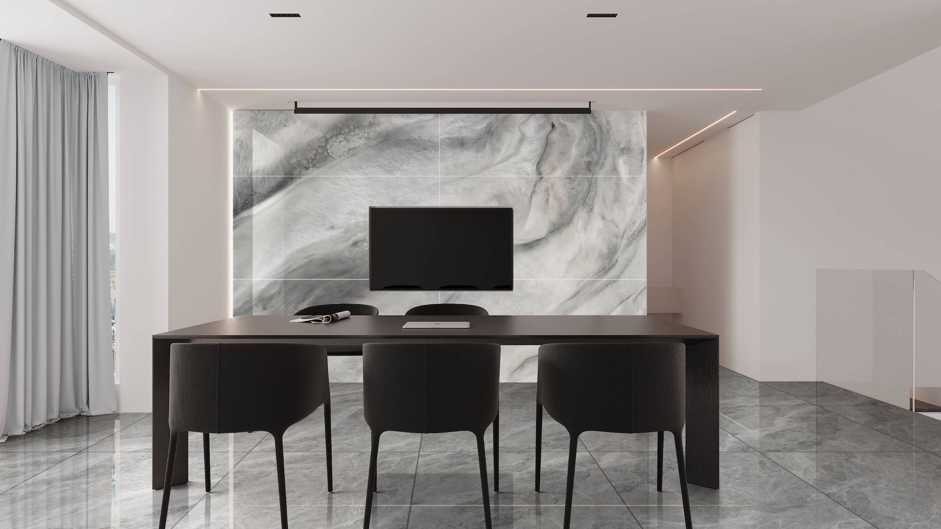Фото в интерьере Marble Mosaic Fantastic Onyx