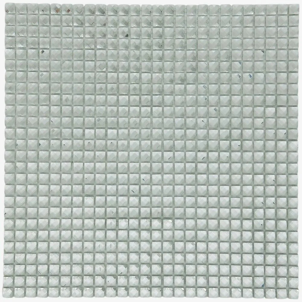 Керамическая Marble Mosaic Glass Мозаика Crystal Super White 30х30