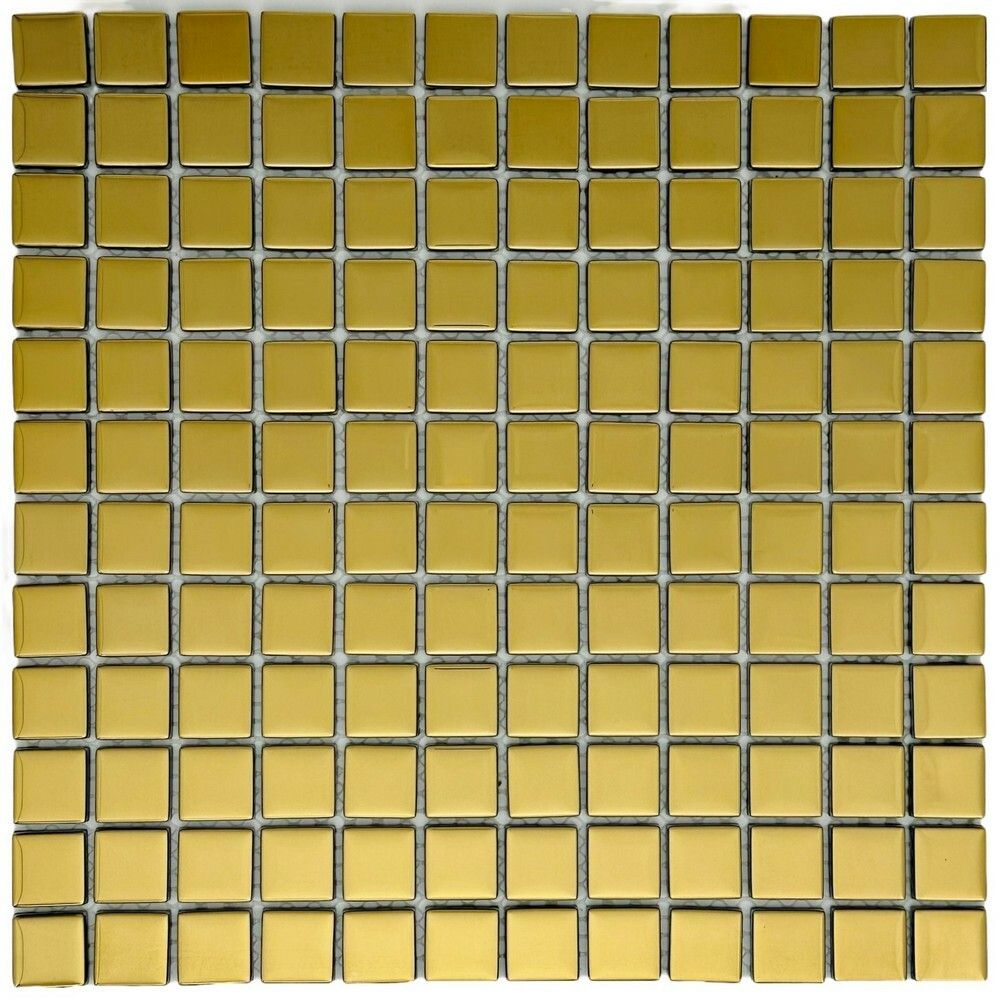 Керамическая Marble Mosaic Glass Мозаика Sharm Gold 30х30