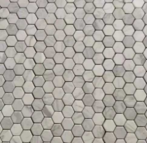 Керамическая Marble Mosaic Мозаика Hexagon Carrara Bianco Mat 29,8х30,5