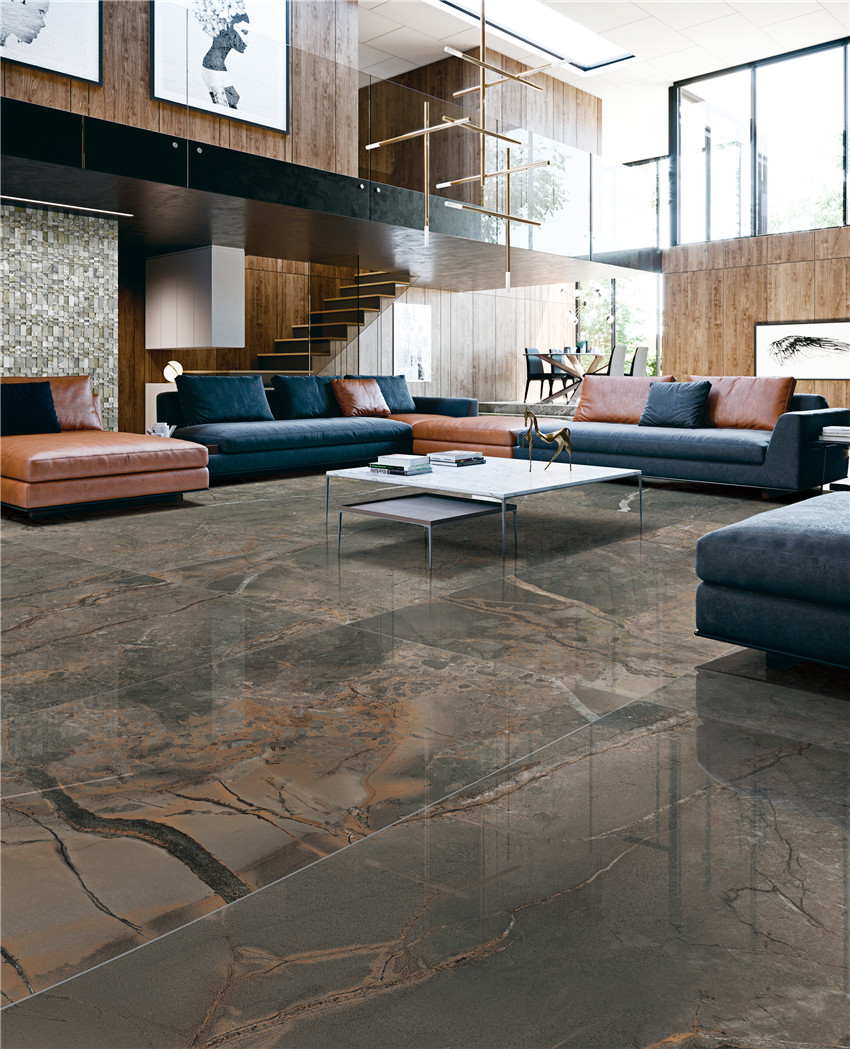 Фото в интерьере Marble Mosaic Illusion Brown