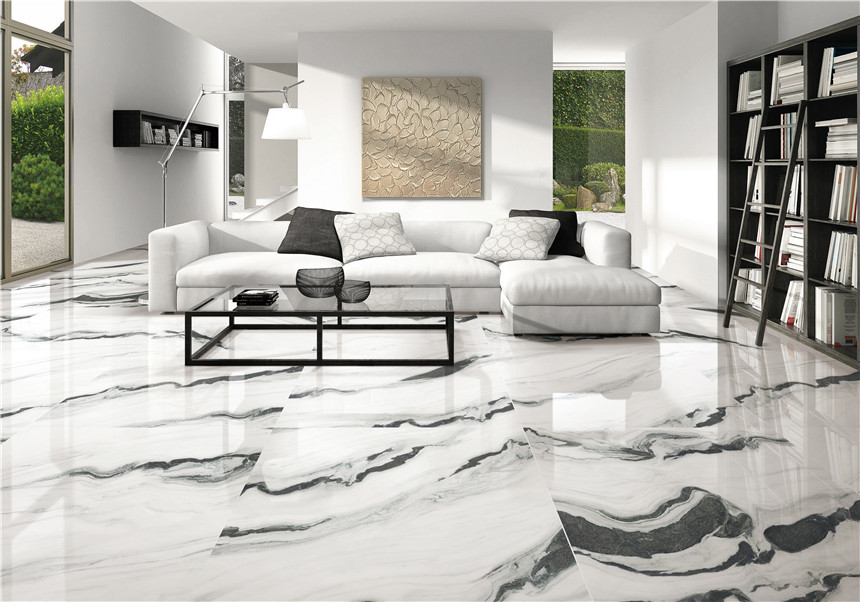 Фото в интерьере Marble Mosaic Panda White